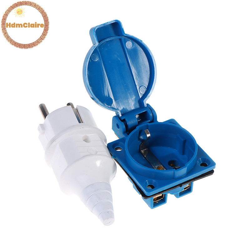 Hdmclaire ซ ็ อกเก ็ ตกันน ้ ําอุตสาหกรรม EU ซ ็ อกเก ็ ตทองแดง contact body EU Plug TH