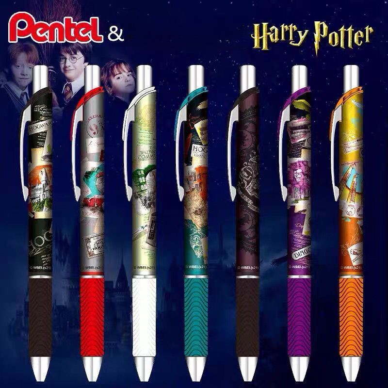 Pentel Harry Potter Limited Quick-dry Neutral Pen 7、BLN75 Quick-drying 0.5mm Press Pen