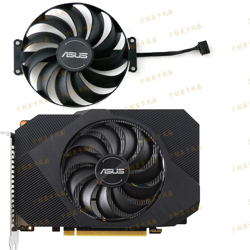 Asus/asus GTX1650 1630 GDDR6 4GB PHOENIX พัดลมกราฟิกการ ์ ด FDC10U12D9-C