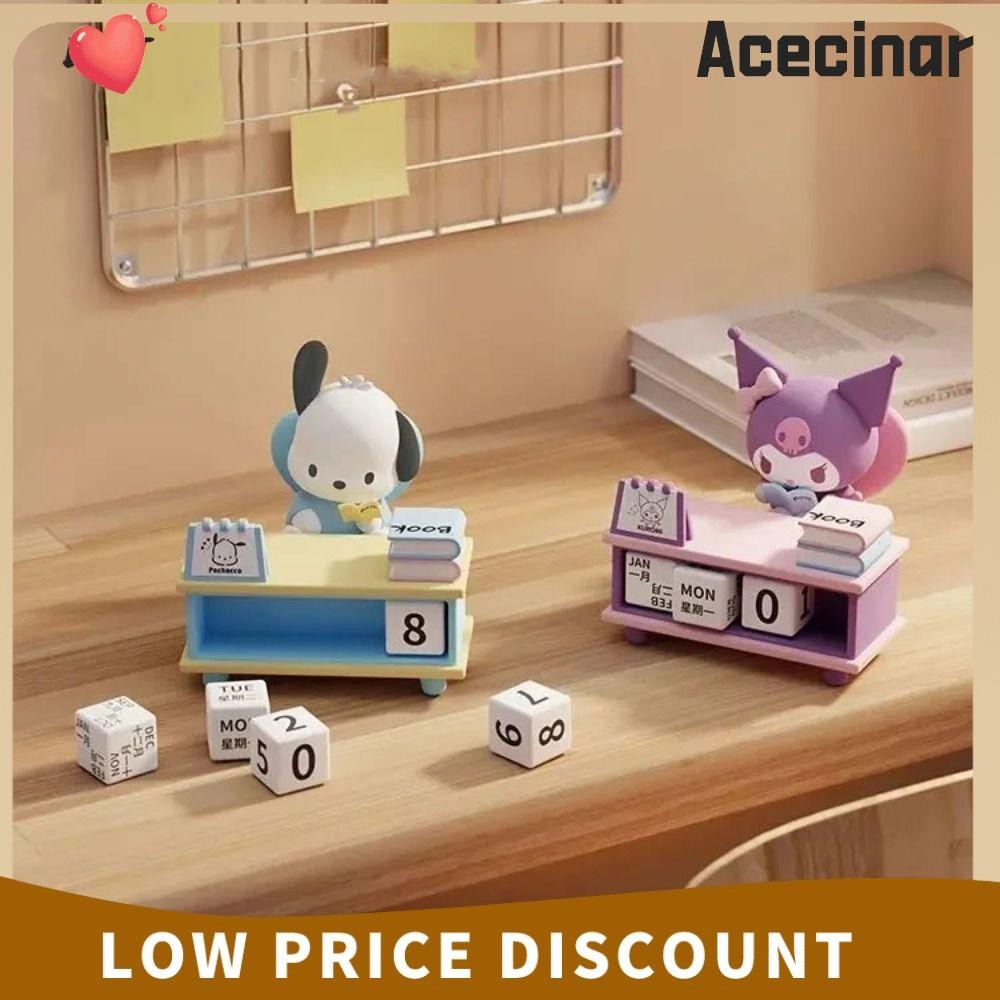 Acecinar ของตกแต่งโต๊ะทํางาน Kouromi น่ารัก โมเดล ปฏิทินตั้งโต๊ะ Sanrio Sanrio ของตกแต่งโต๊ะน่ารัก