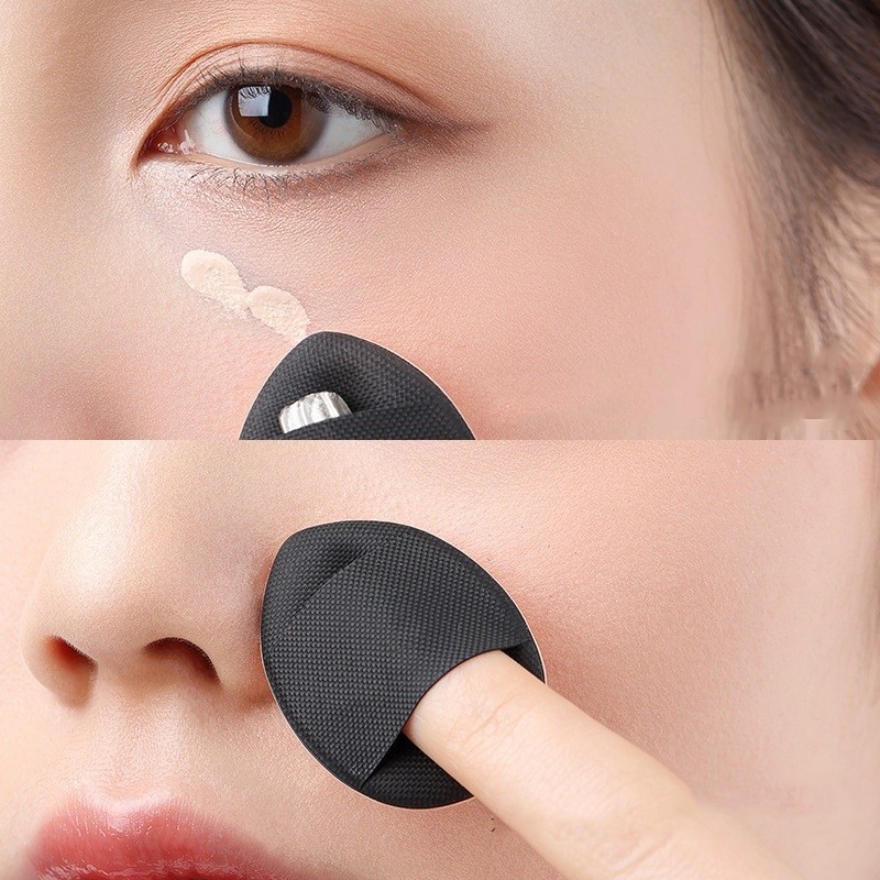 พัฟฟองน้ําขนาดมินิ สวมนิ้ว สําหรับลงรองพื้นคอนซีลเลอร์ ขนาดเล็ก พัฟแต่งหน้า พัฟเกลี่ยรองพื้น มี 6 สี - รูปที่ 6