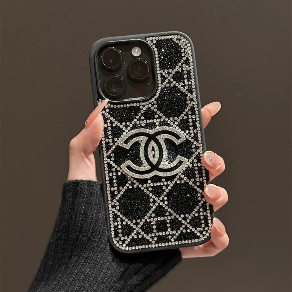 แฟชั ่ นหรูหราสําหรับiPhone iPhone15 14 13 12 11 PRO MAX XS XR XS MAXแฟชั ่ น ( เคสโทรศัพท ์ มือถือRhinestone