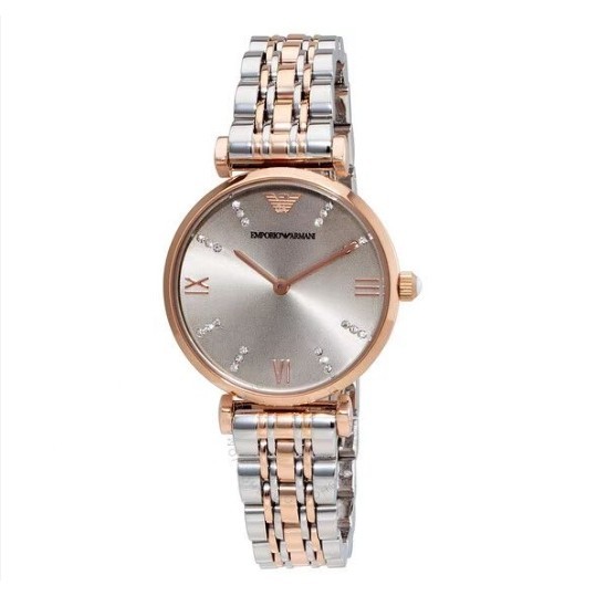 Original Women Ladies Emporio Armani Gold Steel Watch AR1840 AR1925 AR1926 AR1909 AR1908 AR1908 32mm