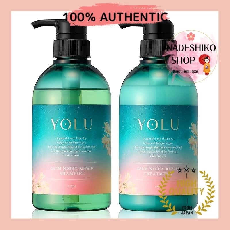 【Direct from Japan】YOLU Yoru | Shampoo Treatment Set Calm Night Repair Chuberos