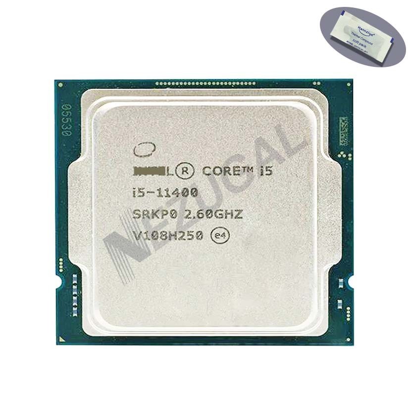 I5-11400 I5 11400 SRKP0 2.60 สูงสุด 4.40 Ghz Six Core 12M 65W LGA1200 CPU โปรเซสเซอร์
