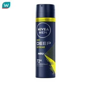 Nivea นีเวีย เมน สเปรย์ ดีพ เอ็กซ์ตรีม 150 มล. สเปรย์ ลดเหงื่อ ระงับกลิ่นกาย