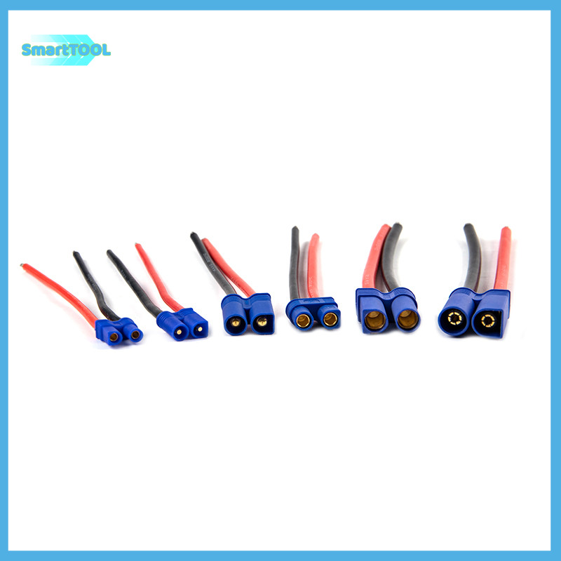 Utzn > EC2/EC3/EC5 ชายหญิง Connector Pigtail Cable สายซิลิโคน RC Lipo ใหม ่