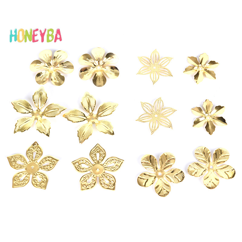 <Honeyba > 50 ชิ ้ น/ชุดวินเทจโลหะดอกไม ้ Filigree Slice Ch เครื ่ องประดับ DIY หัตถกรรมผลการค ้ นหา Nice
