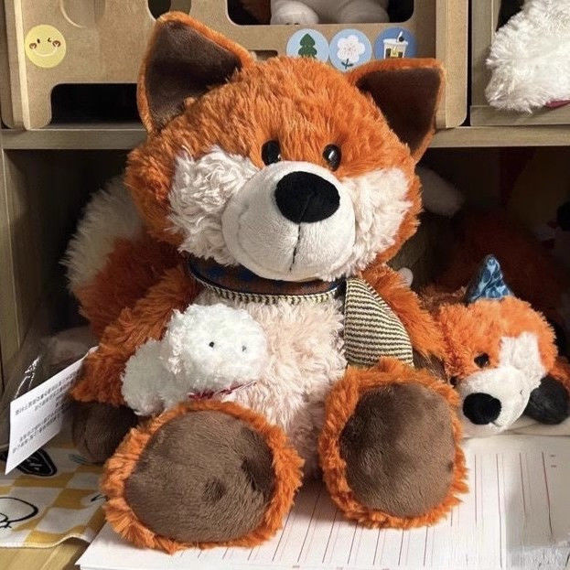 🌟🌠เตรียมจัดส่ง🌟🌠สัตว์ป่าสุนัขจิ้งจอกตุ๊กตาของเล่นตุ๊กตา35cm/50cm/70cm ตุ๊กตา เหมาะกับของขวัญวันเกิด