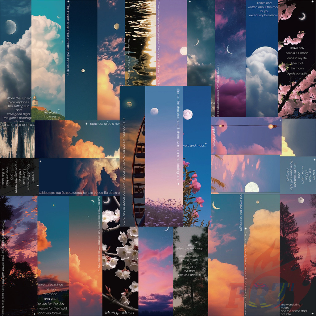 ❤ ที่คั่นหนังสือศิลปะ Starry Sky 30 ชิ้น/เซ็ต ❤ หนังสือแฟชั่น เครื่องหมาย ของ หน้า เครื่องเขียน อุปกรณ์การเรียน สํานักงาน
