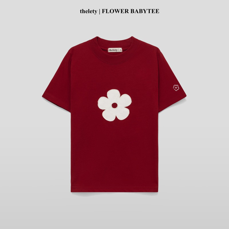 Babytee Floral Denim Shirt FLOWER DENIM BABYTEE | TheletyS-5XL