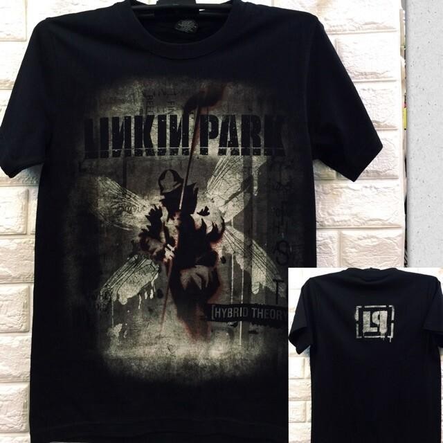 Rock Band Linkin Park เสื้อสีดํา น่ารักเท่