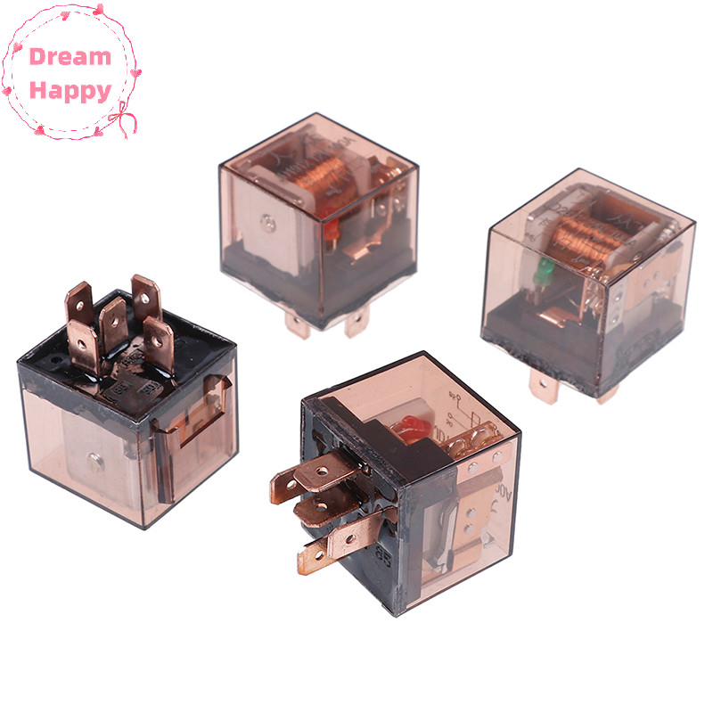 Dreamhappy รีเลย์ยานยนต์กันน้ํา 12/24V 100A 4/5Pin SPDT รีเลย์อุปกรณ์ควบคุมรถยนต์ TH