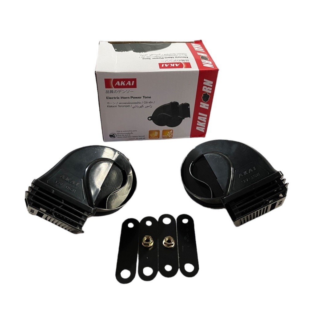 [OSO] Conch Horn AKAI Conch Horn แตรเสียงรถยนต์กันน้ําแตรรถจักรยานยนต์ 12 โวลต์แตรรถยนต์
