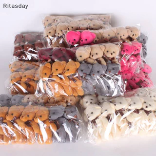 Ritasday 12 ชิ้น/ล็อตตุ๊กตานุ่มหมีของเล่นตุ๊กตาของขวัญเล็กๆใหม่