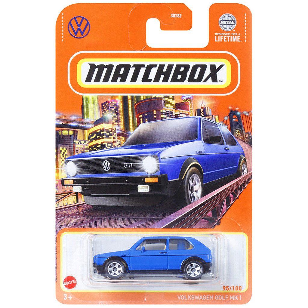 [โมเดลรถ] Matchbox MATCHBOX City Alloy Car Model Color Box Volkswagen GOLF Car VW GOLF MK1