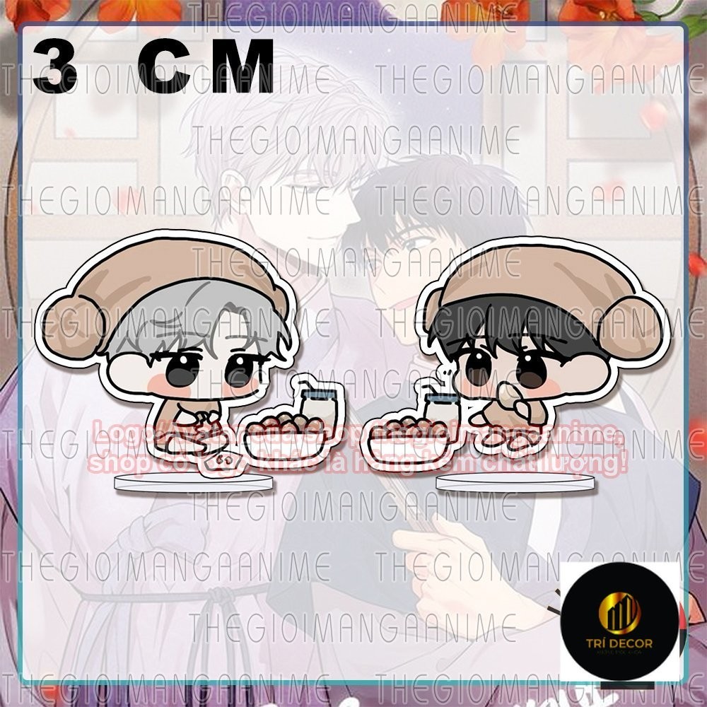 (3ซม.) โมเดล Standee พิมพ์ลาย PASSION BL manhwa chibi ตกแต่งน่ารักและน่ารัก