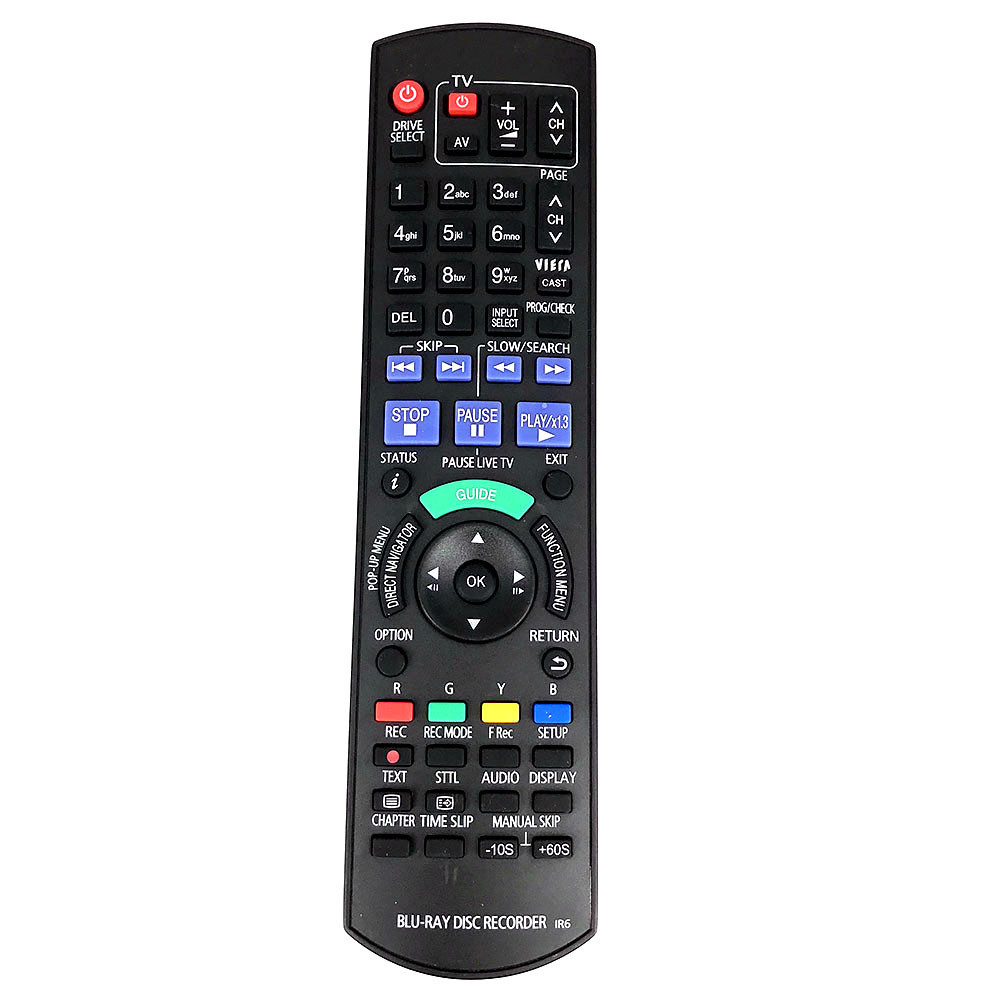 รีโมทคอนโทรลสําหรับ Panasonic DMRXW380 DMRXW385 DMRXW390 DMRXW480 DMR-XW380 DMR-XW385 DMR-XW390 DMR-