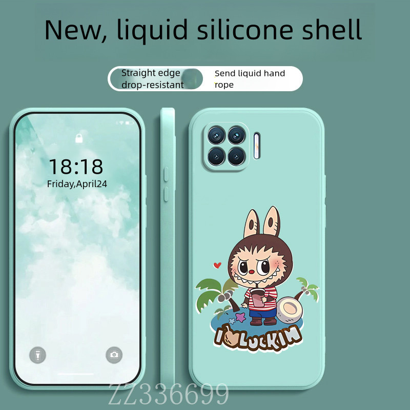 เคส OPPO A93 A73 RENO 4F F17 Pro F17 4G 5G Labubu เคสโทรศัพท์ซิลิโคนฝาครอบป้องกัน