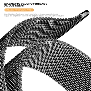 Milanese Loop สําหรับ Samsung Galaxy Watch 7 6 5 4 40/44 มม.5Pro สร้อยข้อมือโลหะสําหรับ Galaxy Watch 4 6 คลาสสิก 47 มม.43 มม.