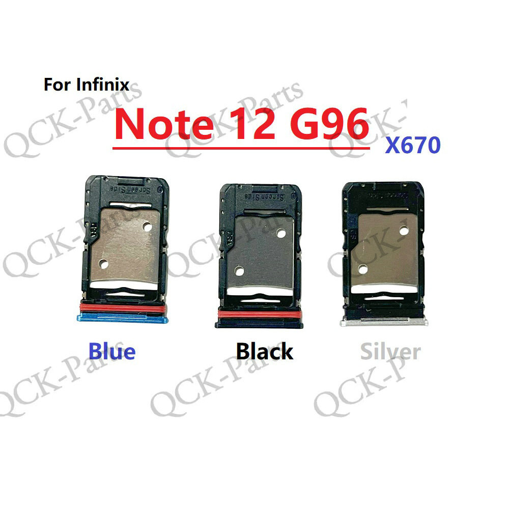ซิมการ์ดถาดสําหรับ Infinix Note 12 G96 X670 X670B X670C อะไหล่