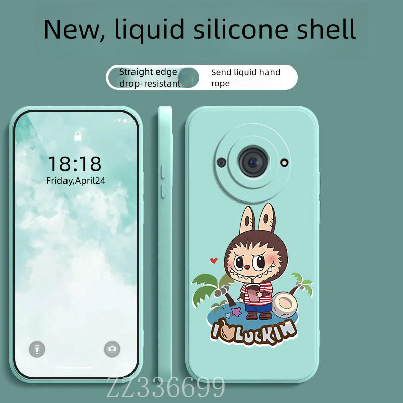 เคส Redmi A3 A3X Labubu เคสโทรศัพท์ซิลิโคนฝาครอบป้องกัน