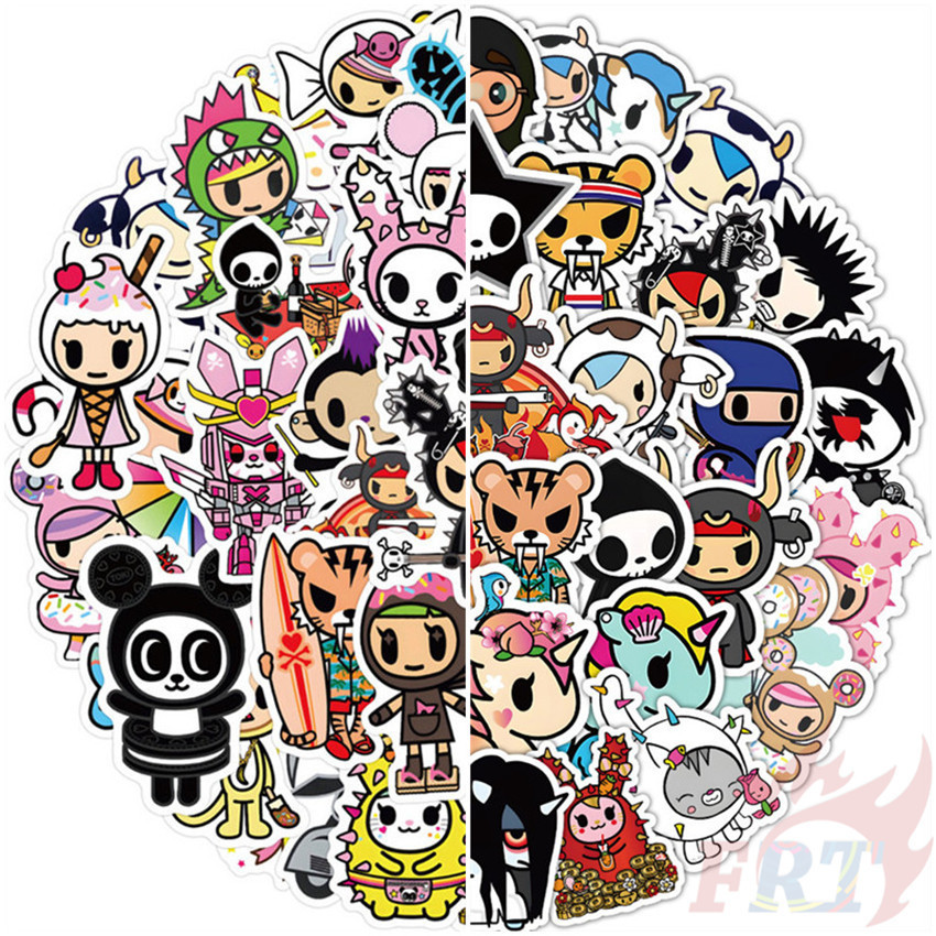 100ชิ้น/เซ็ต ❉ สติ๊กเกอร์ T.okidoki Series A ❉ Diy แฟชั่นสติ๊กเกอร์ Doodle กันน้ํา