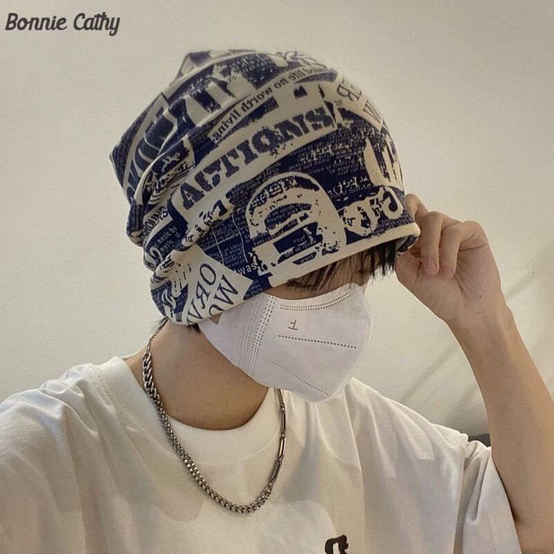 Bonnie Cathy Dui Dui หมวกฤดูใบไม้ร่วงและฤดูหนาวหมวกเป่าโถวสีดําหมวกถักบาง