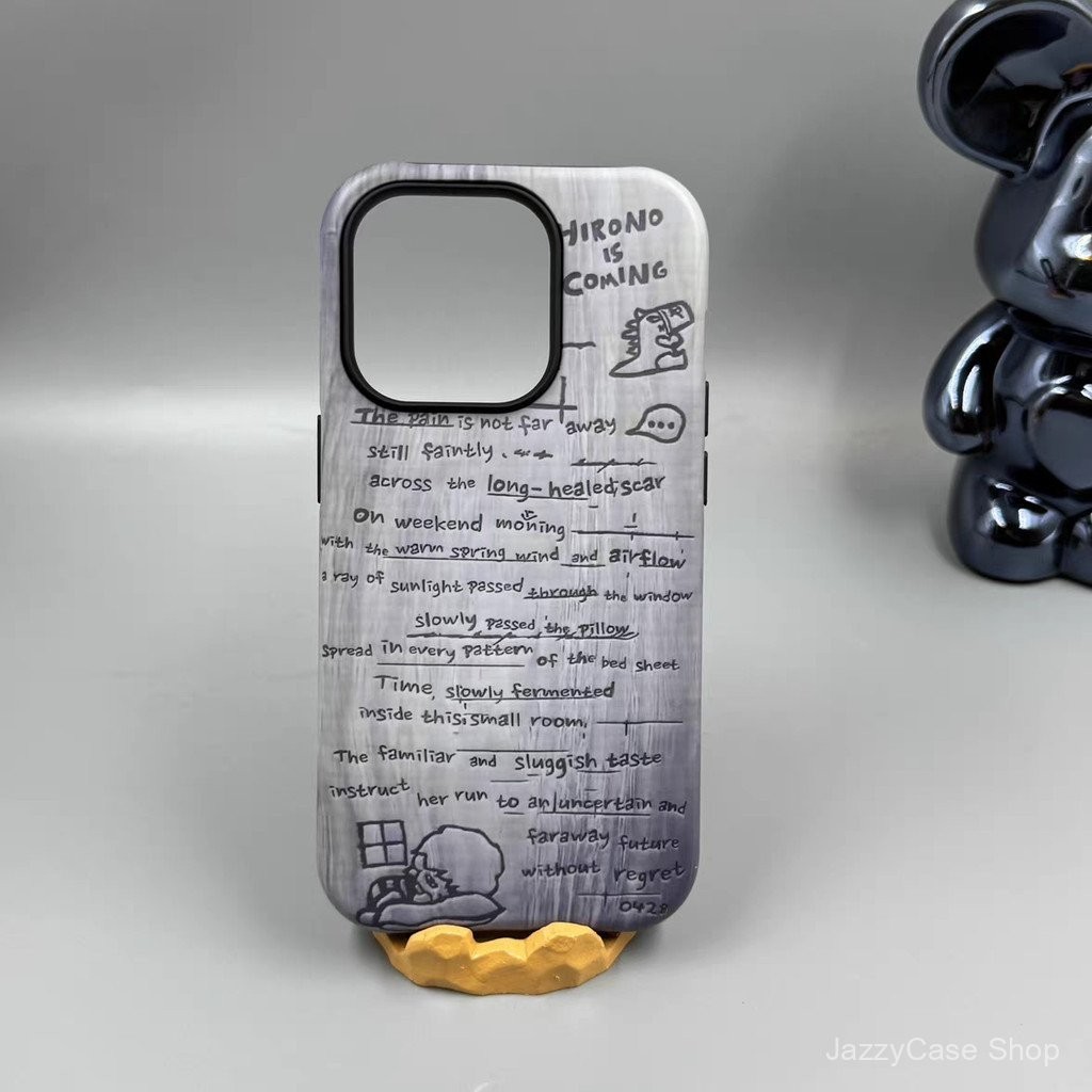 Hirono เคสโทรศัพท์สองในหนึ่งเดียวเหมาะสําหรับ iPhone 15 14 13 12 11 pro Max se X XR XS Max 7 8 6s Plus