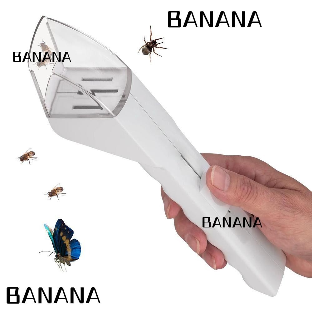 Banana1 ที่จับหนอนแบบปลดเร็ว, เครื่องมือจับแมลงแบบไร้สัมผัส, แว่นขยายปล่อยแบบพกพา Fly Grabber Bug ดักแมลงบินสําหรับเด็ก