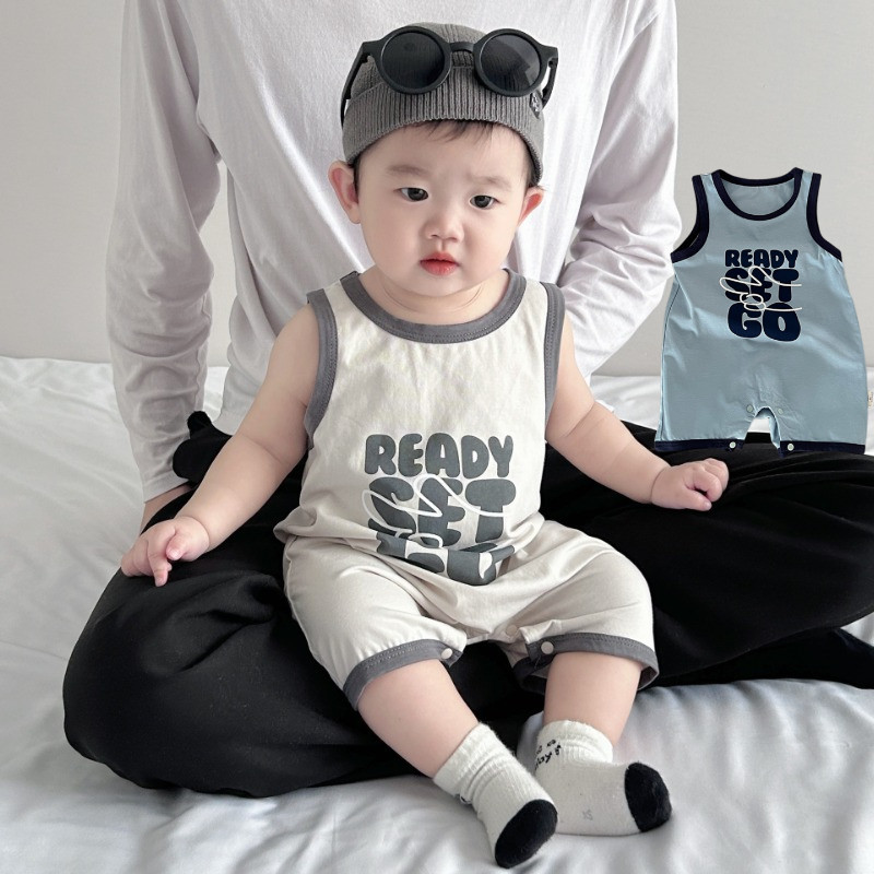 เด็กromperเสื้อผ้าฤดูร้อนแขนกุดjumpsuitเด็กทารกหญิงเสื้อกั๊กbodysuits 0-2ปีทารกแรกเกิดเสื้อผ้าเด็กทารกOnesie