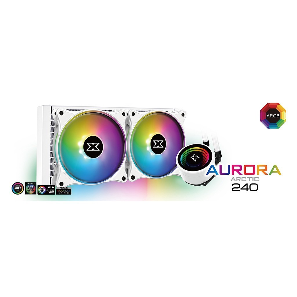 Xigmatek AURORA Arctic 240 CPU LIQUID COOLER สินค้าไม่มีประกัน