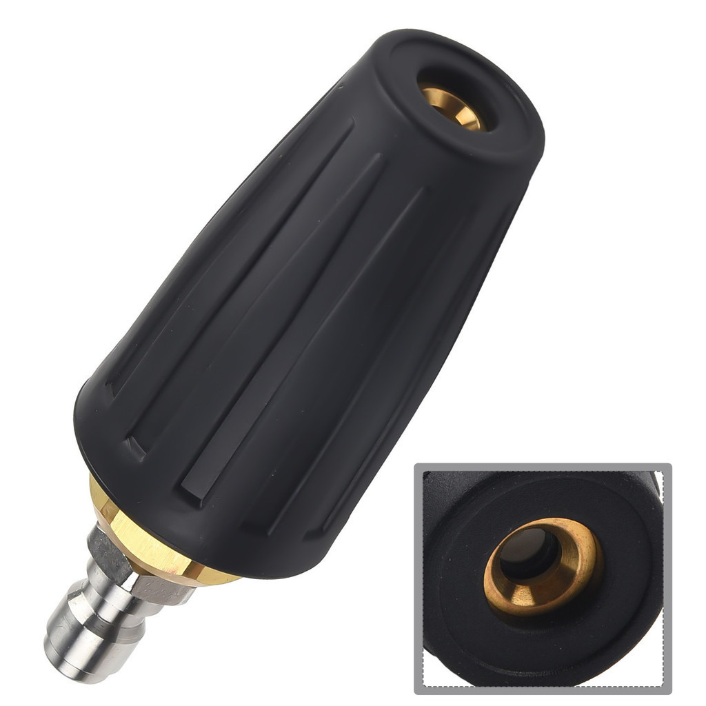 BIG DISCOUNTS Turbo Nozzle 2.5-4GPM Accessories Brass Parts Protective Sleeve Rotating#Essential Tools