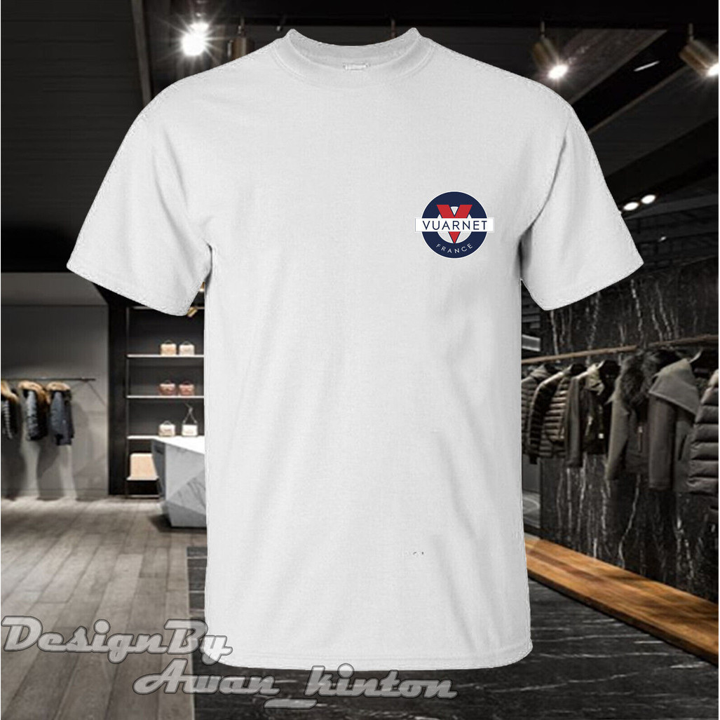 เสื้อผ้า เสื้อยืด Vuarnet Logo สีขาว แขนสั้น