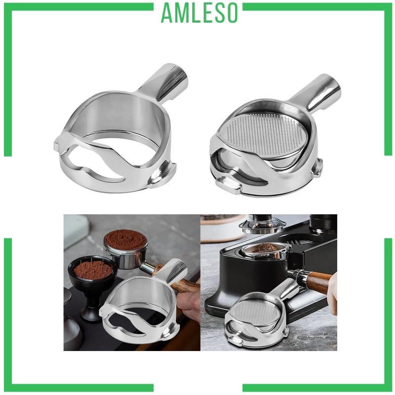 [Amleso] 58mm Bottomless Portafilter อะไหล่ทดแทนสแตนเลส ใช้งานง่าย