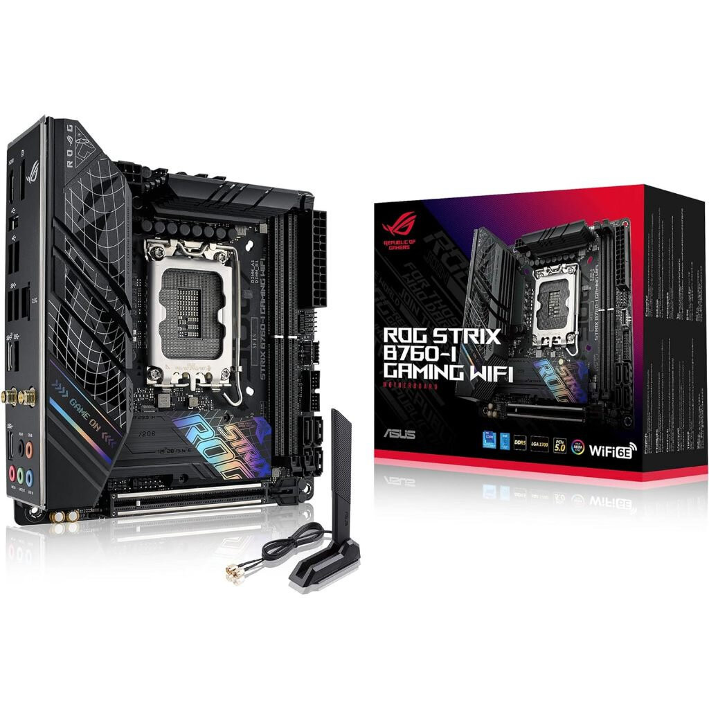 ASUS ROG STRIX B760-I GAMING WIFI (DDR5) (SOCKET LGA 1700) (MINI-ITX)