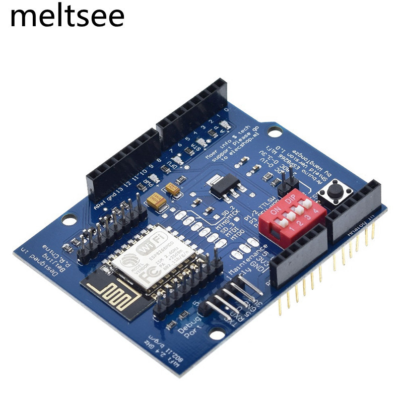 Esp8266 ESP-12E UART WIFI ไร้สายโล่คณะกรรมการพัฒนาสําหรับ Arduino UNO R3 วงจรบอร์ดโมดูล ONE