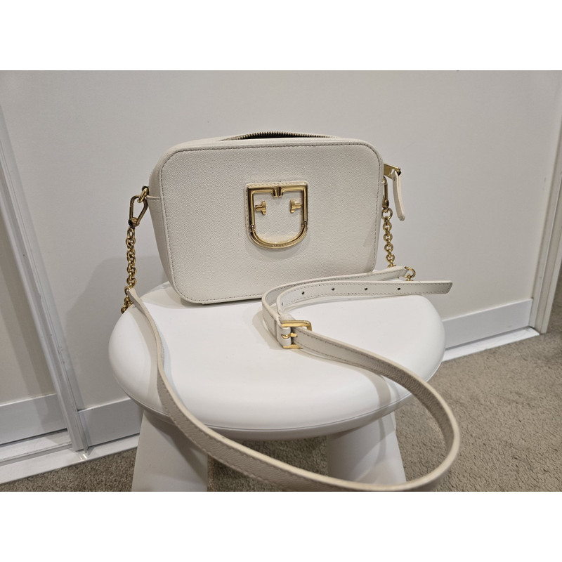 Furla Women&apos;s Brava Mini Crossbody Bag Cream