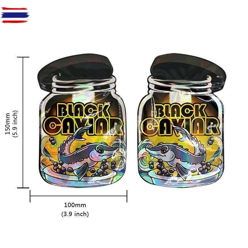 Premium Quality Mylar Zip Bags. Smell proof, Water proof 100 pieces/ชิ้น