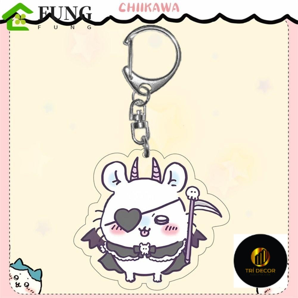 พวงกุญแจ Fung Anime Chiikawa, จี้ Momonga Rakko Chiikawa, แฟชั่นการ์ตูนสไตล์ญี่ปุ่น