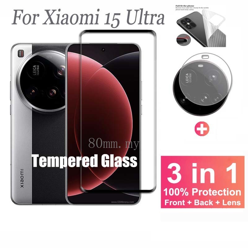 ฟิล์ม Xiaomi 15 Ultra 5G ฟิล์ม  กันรอยหน้าจอ สำหรับ Xiaomi 15 14 13 12 12S Ultra Pro Lite 12S 12X Mi