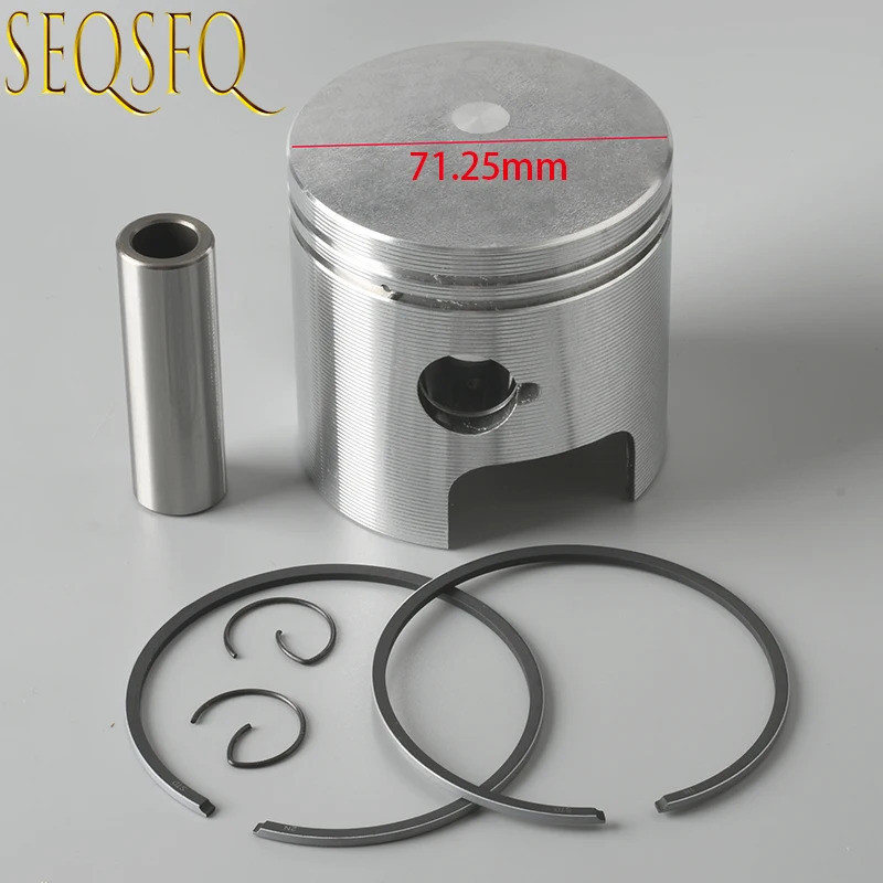 SUZUKI 12100-95353-025 PISTON SET(OS:0.25) สําหรับเครื่องยนต์นอกซูซูกิ 25HP 30HP DT25/30 12110-95353