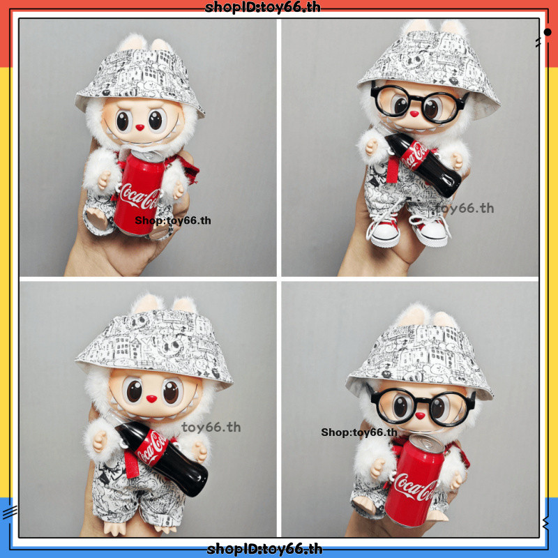 Labubu เสื้อผ้า,อุปกรณ์ตุ๊กตา labubu,for 17cm labubu macaron/15cm labubu v2/labubu cocacola