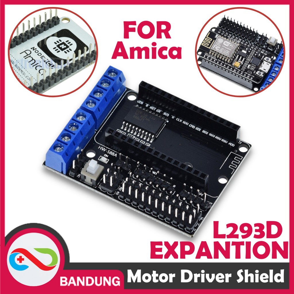 L293 L293D มอเตอร์ไดร์เวอร์ SHIELD สําหรับ NODEMCU DOIT WIFI ESP8266 BOARD
