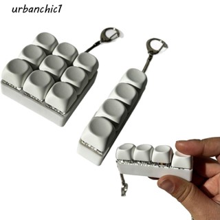 Urbanchic คีย์บอร์ด Fidget ของเล่น, DIY 4/9Keys Finger Fidge…