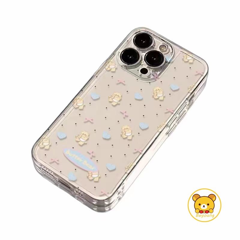 หมีน่ารักปลอกอ่อนสําหรับvivo V40 V30 V29 V29E V27 V27E V25 V23 V23E V21 V21S V21E V20 Pro SE Lite V19 V17 5G 4G Bowฝาครอบโทรศัพท์กันกระแทก