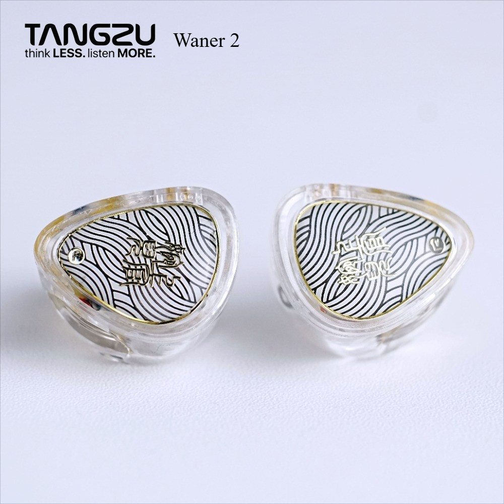 ใหม่ Tangzu Waner 2 10 มม.แบบไดนามิกหูฟังชนิดใส่ในหู IEM MIC โลหะคอมโพสิตไดอะแฟรม 0.78 มม.2Pin IEMs 