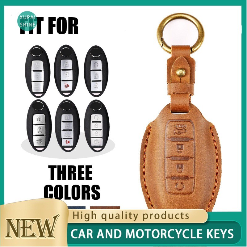 xps หนังรถ Remote Key กรณีสําหรับ Nissan Qashqai X-Trail T32 T31 Juke J10 J11 Kicks Tiida Pathfinder