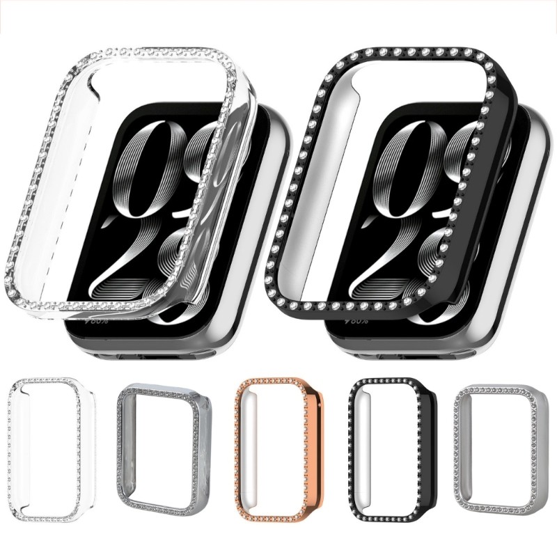 WIN สายรัดข้อมือ PC ครึ่งสิ่งที่ส่งมากับ Rhinestones ติดตั้งง่ายป้องกันฝุ่นกันกระแทกหน้าจอสําหรับ Ba