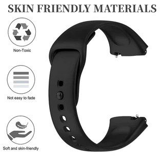สายซิลิโคน for Smartwatch Redmi Watch 3/3 Active อุปกรณ์สายพานยางเปลี่ยนนุ่มกีฬา for Xiaomi Mi Watch 3 Lite